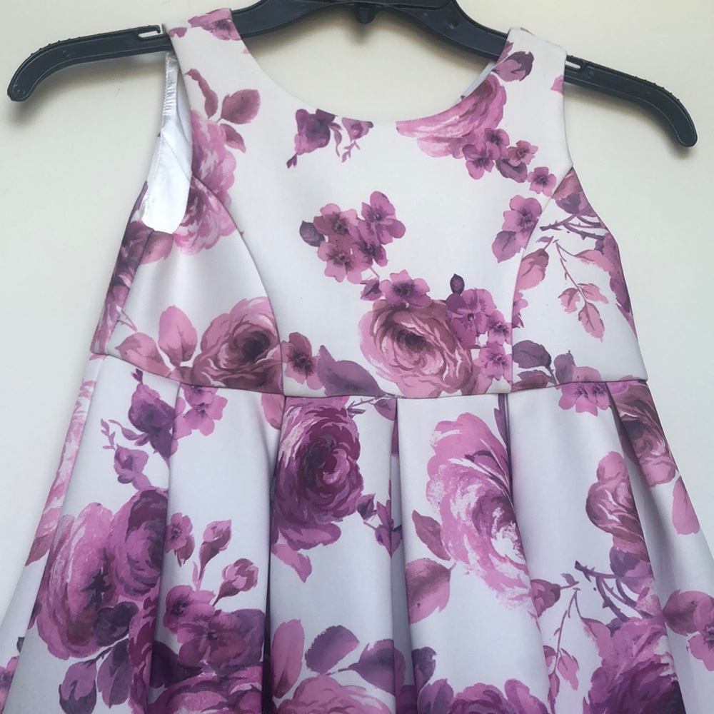 Monsoon Girls Floral A line Pleated Party Dress - Picture 1 of 5